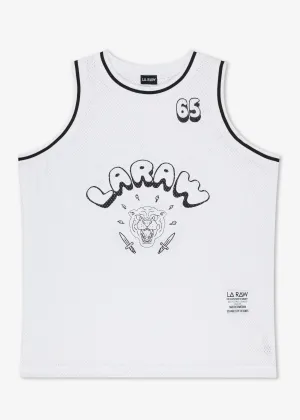 LOGO MESH JERSEY WHITE