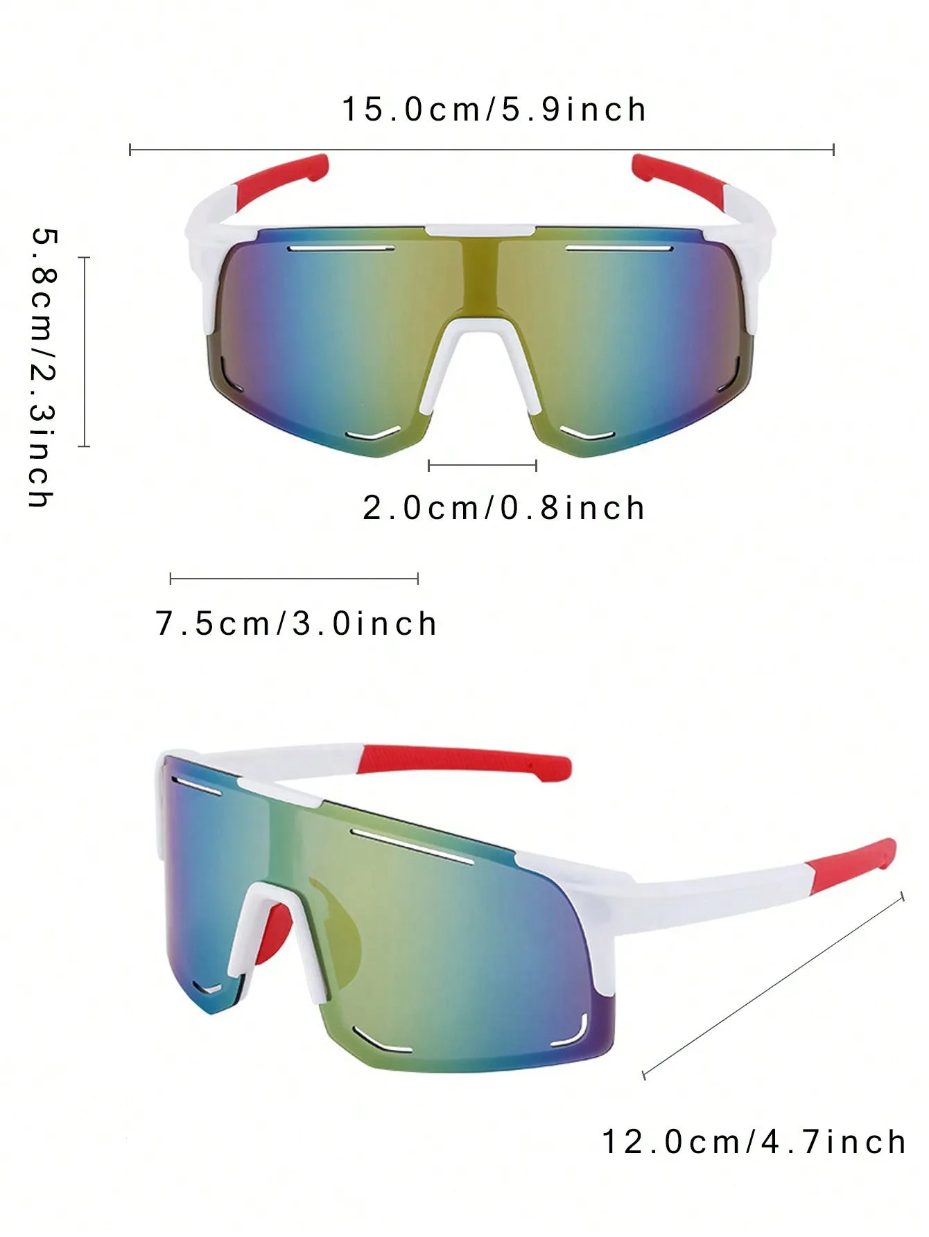 1pc Men's Mono Lens Y2k Sports Sunglasses Perfect For Outdoor Sun Protection, Festival Gift Street Shades Accessories