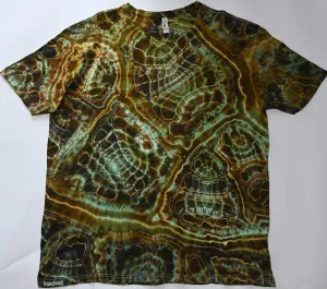 2X Geode/Cosmic Egg Hybrid Tie Dye on a Next Level Lightweight Cotton T-Shirt