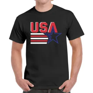 4th of July Patriotic USA Men's Heavy Cotton T-Shirt