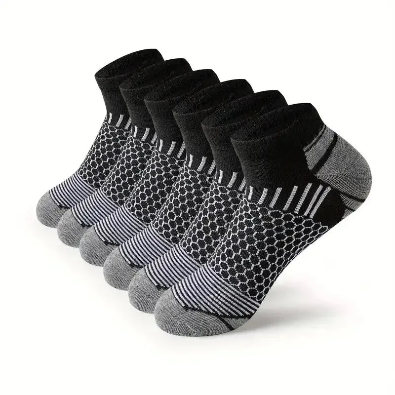 6 Pairs Mens Short Sports Socks