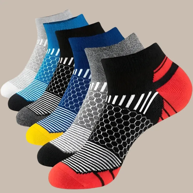 6 Pairs Mens Short Sports Socks