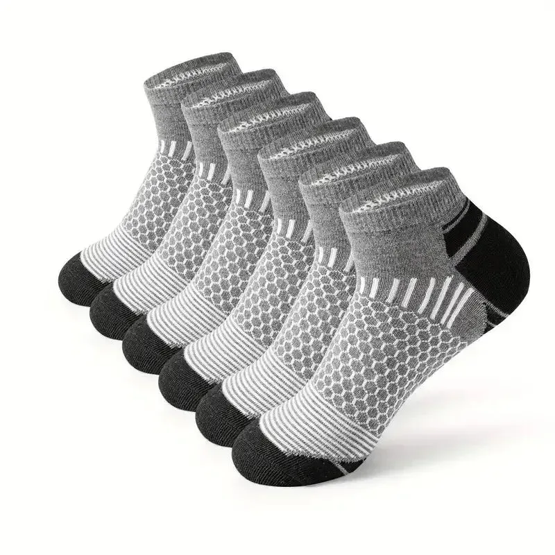 6 Pairs Mens Short Sports Socks