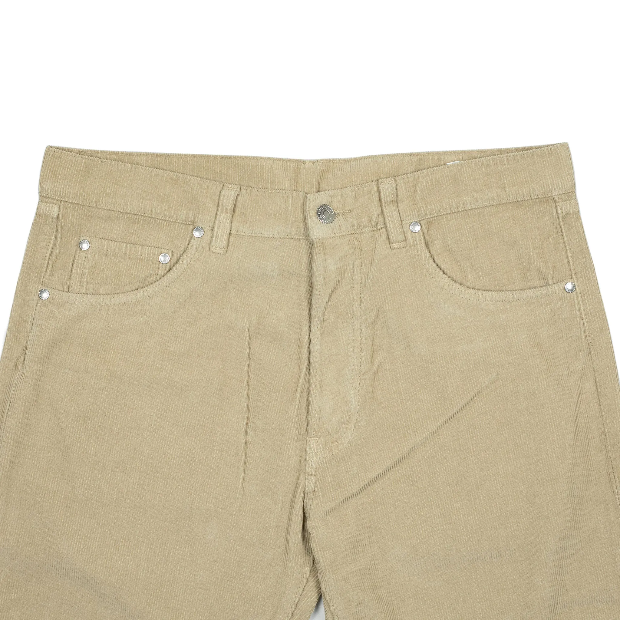 AAcero 5-pocket trousers in beige fine wale cotton corduroy (restock)