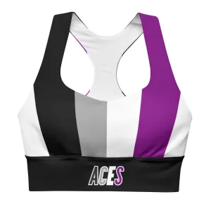 Aces Asexual Pride Flag Sports Bra