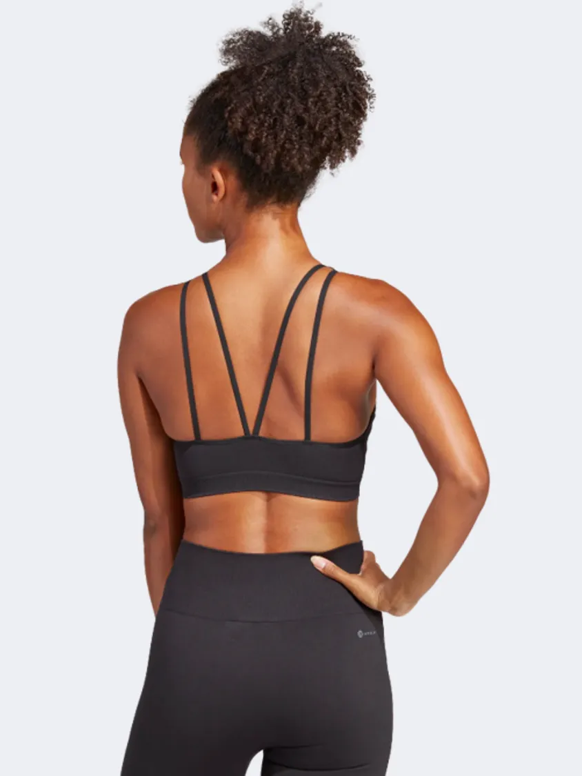 Adidas Aeroknit Women Training Bra Black