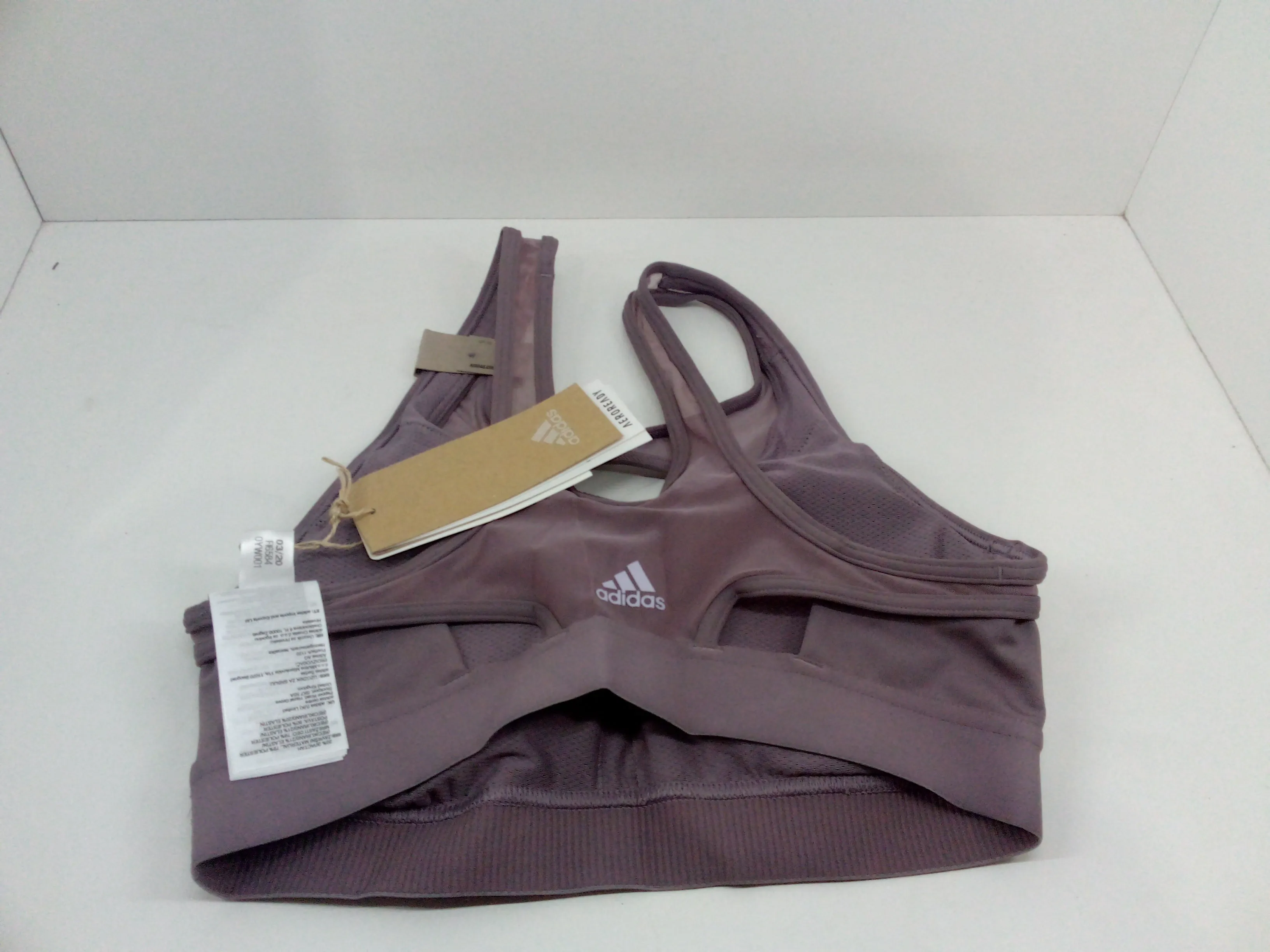 Adidas Women Do Not Rest Torch Bra Legacy Purple Small