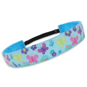 Adjustable No Slip Butterfly Headband