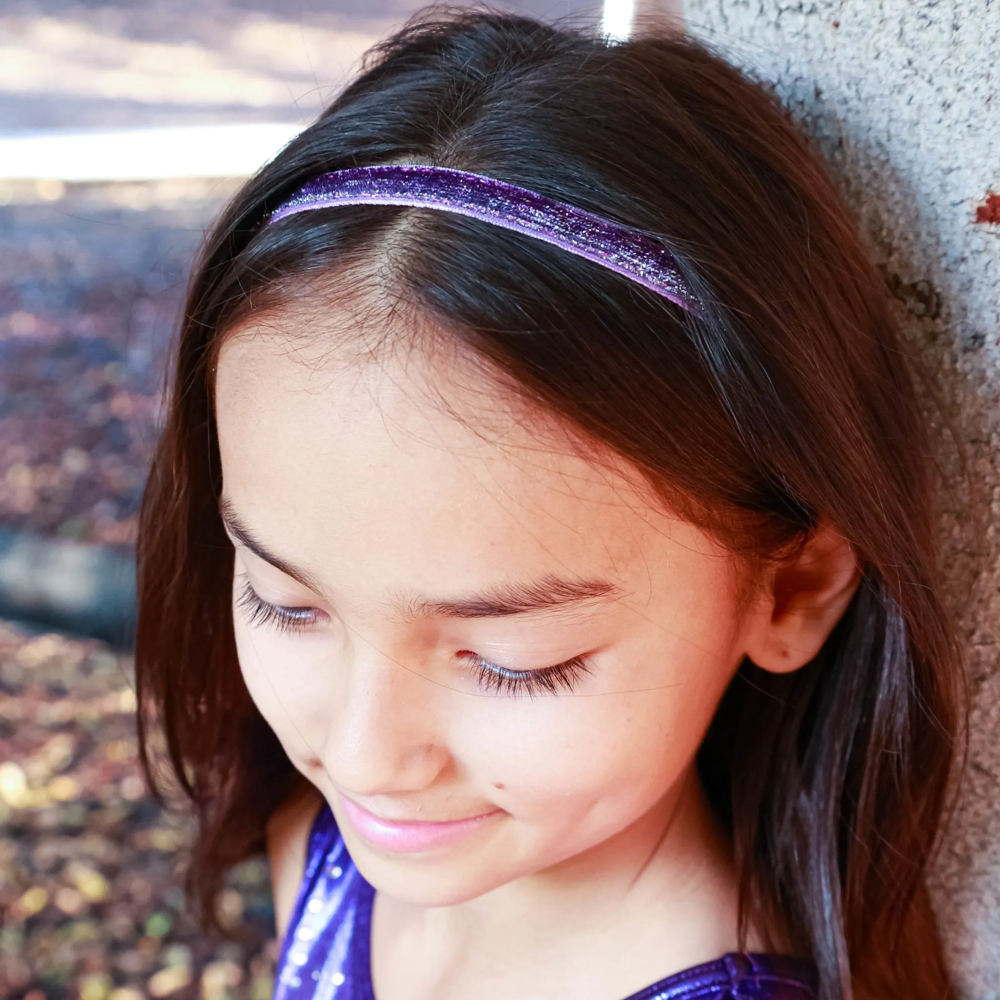 Adjustable No Slip Glitter Thin Headband