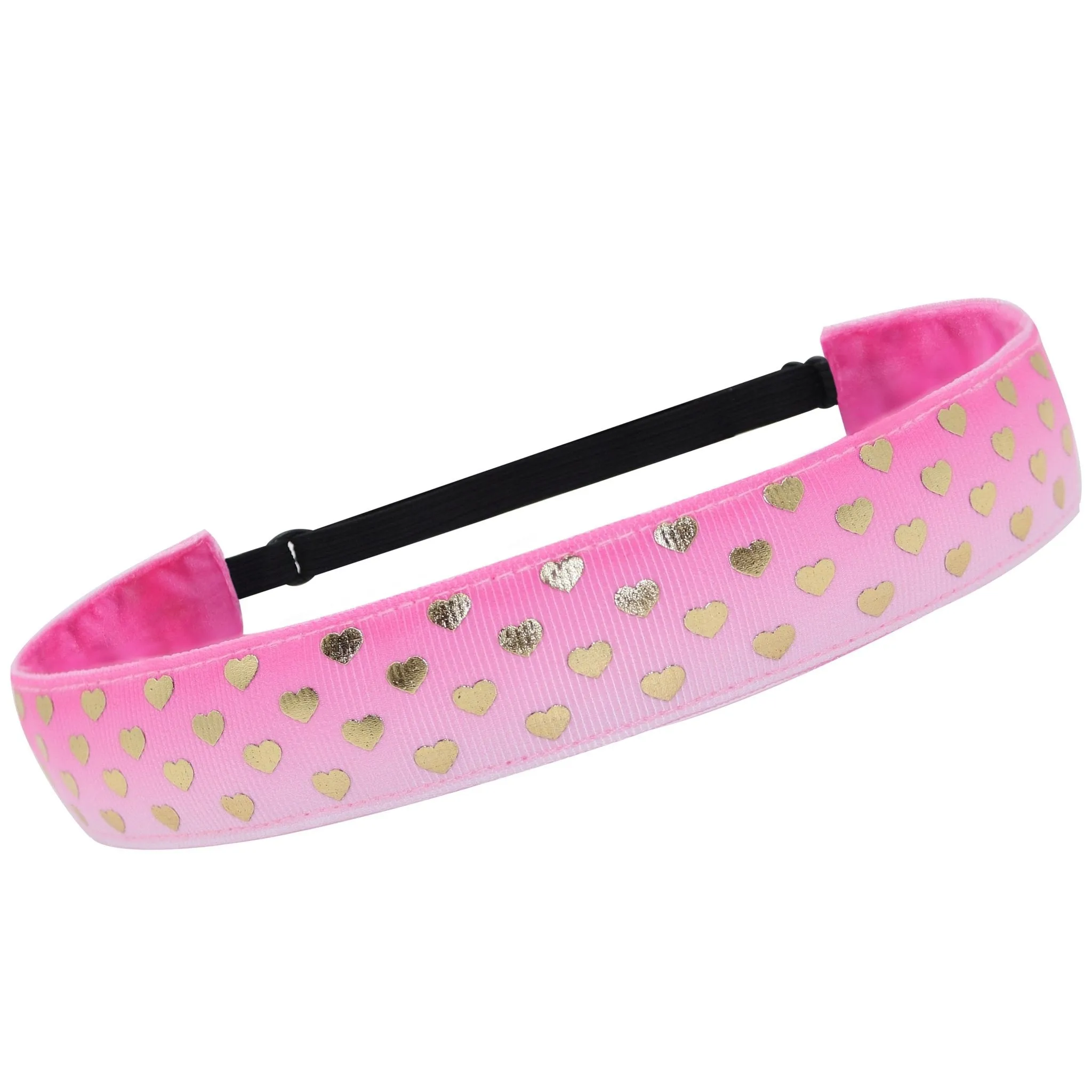 Adjustable No Slip Heart Headband