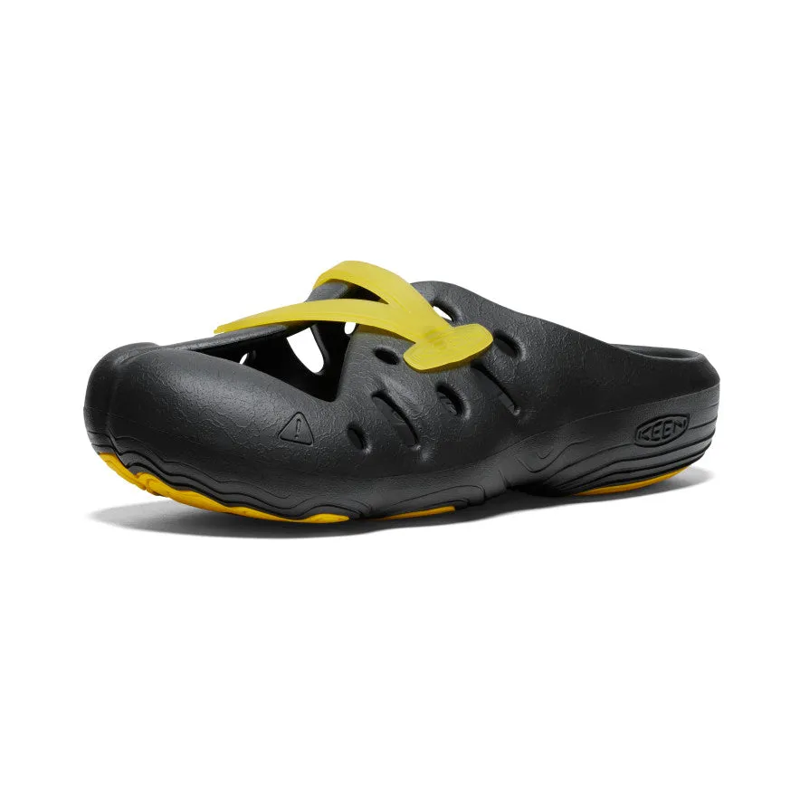 All Gender Yogeez Clog  |  Black/KEEN Yellow