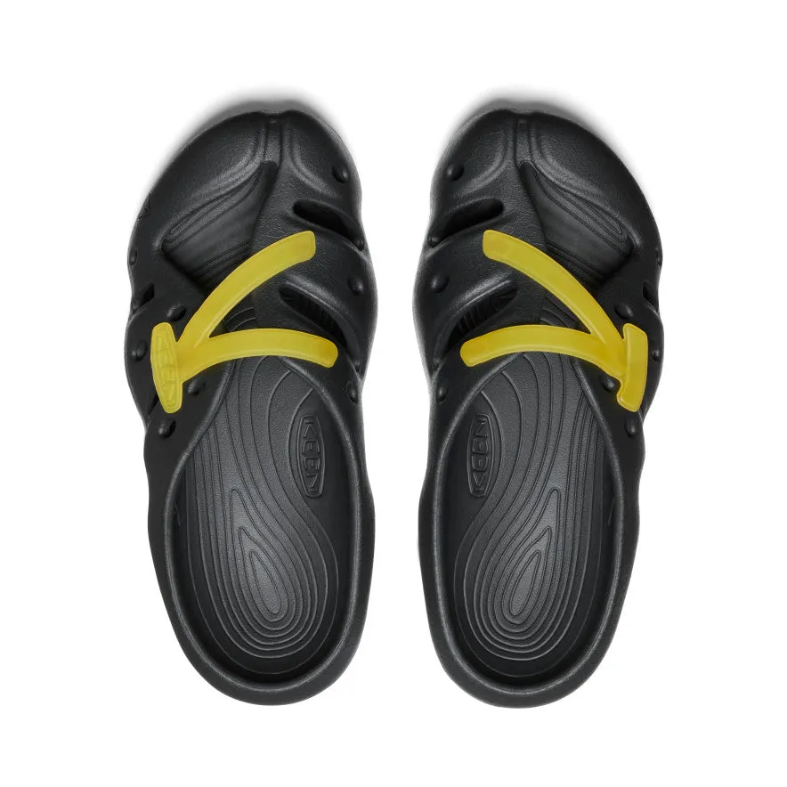 All Gender Yogeez Clog  |  Black/KEEN Yellow