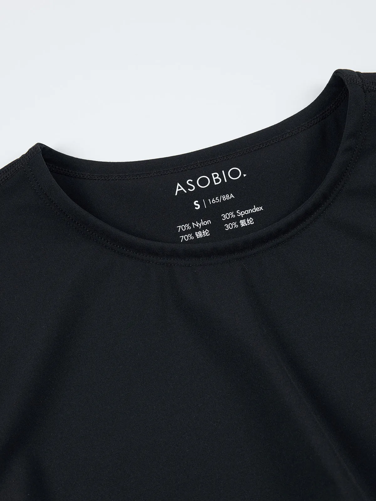 ASOBIO Body-Hugging Sleek Shortsleeve Tee