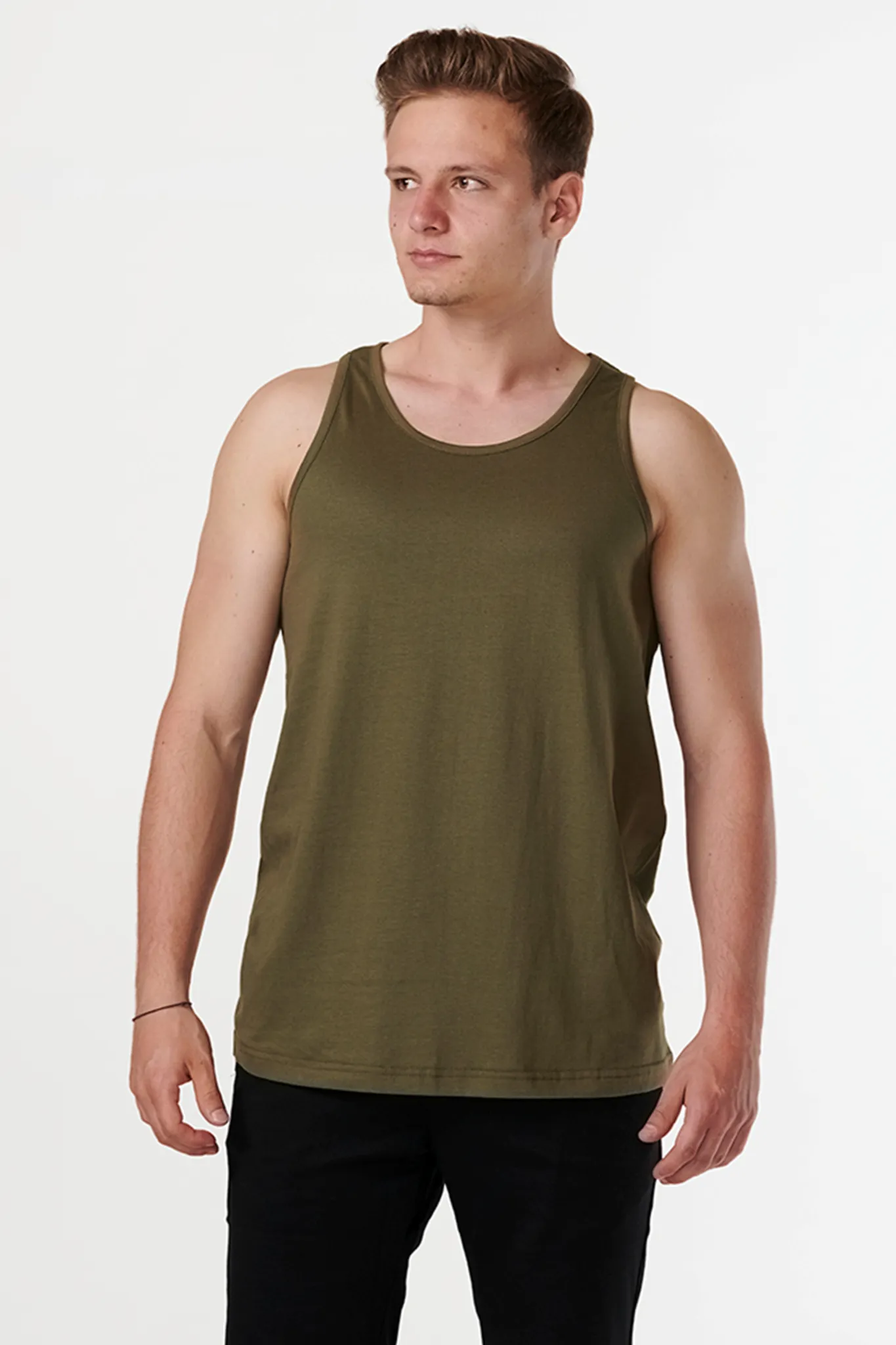 Basic Tanktop - Army Green