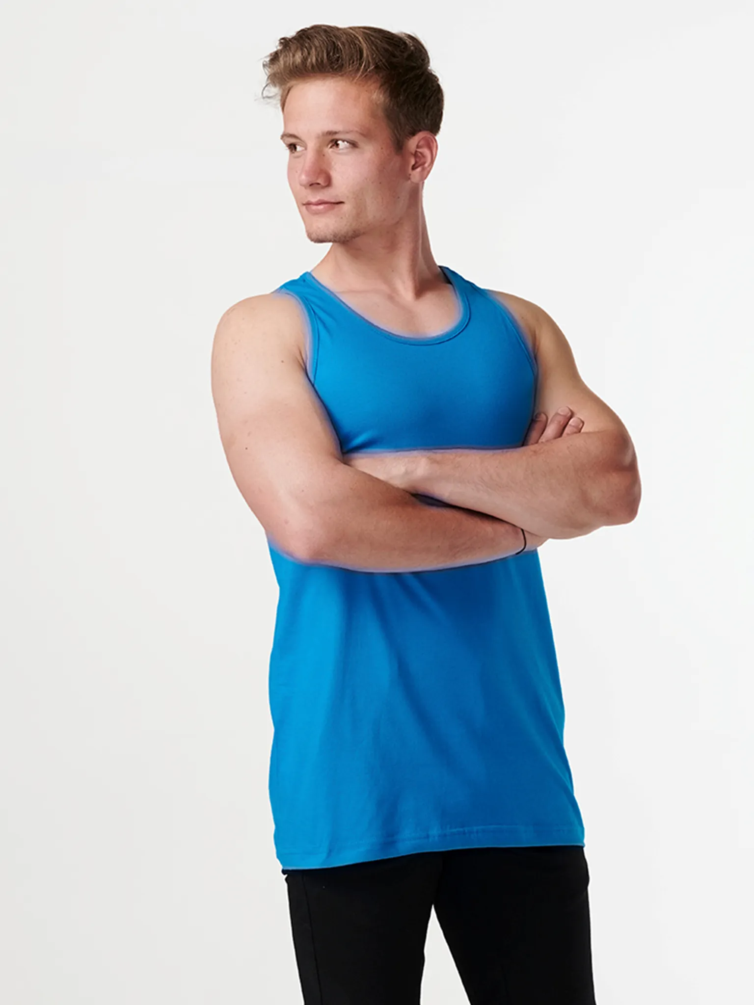 Basic Tanktop - Petrol blue