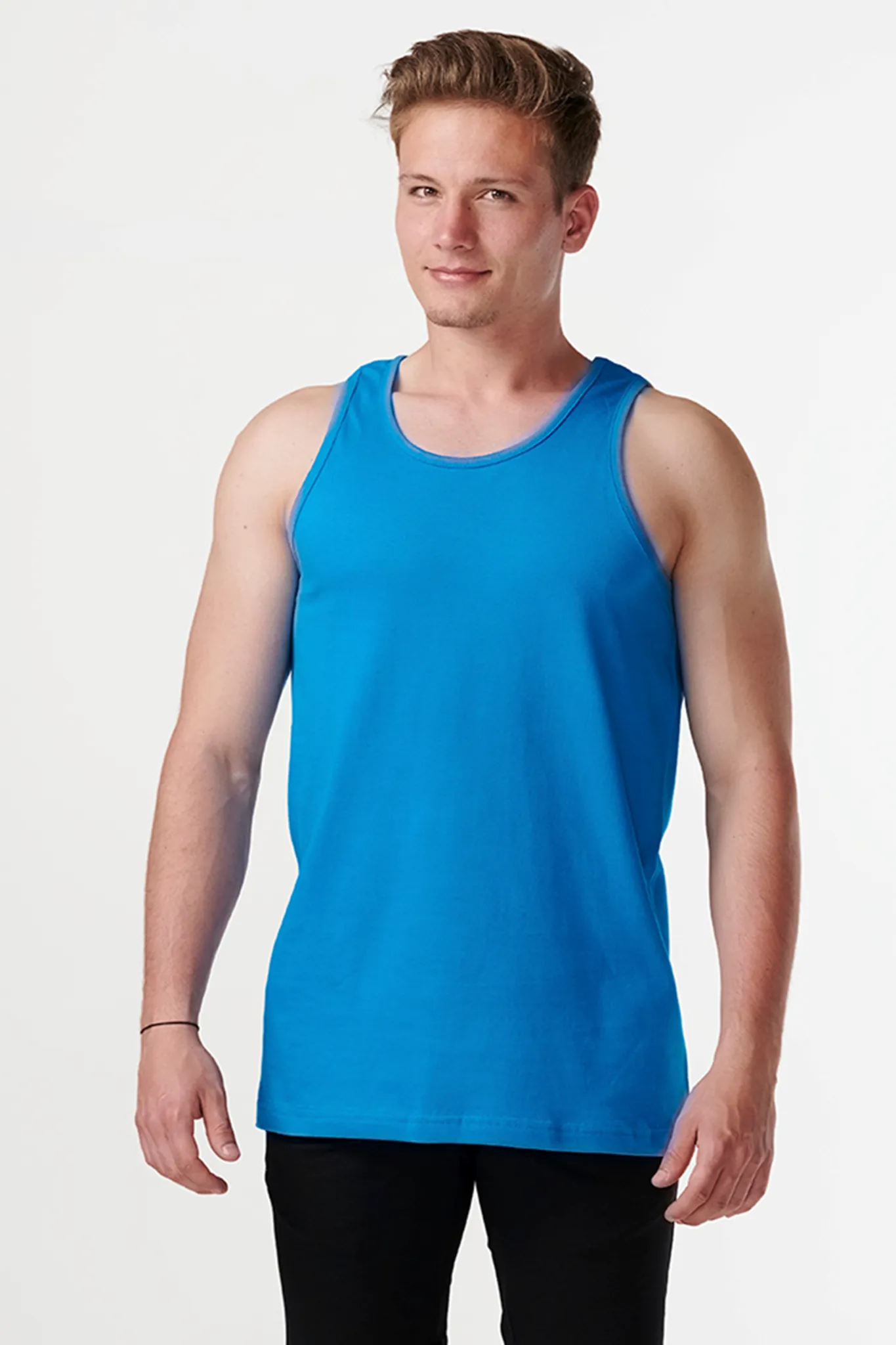 Basic Tanktop - Petrol blue