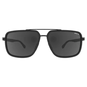 BEX Dusk Matte Black/Gray-Solid Sunglasses - S144BKGY