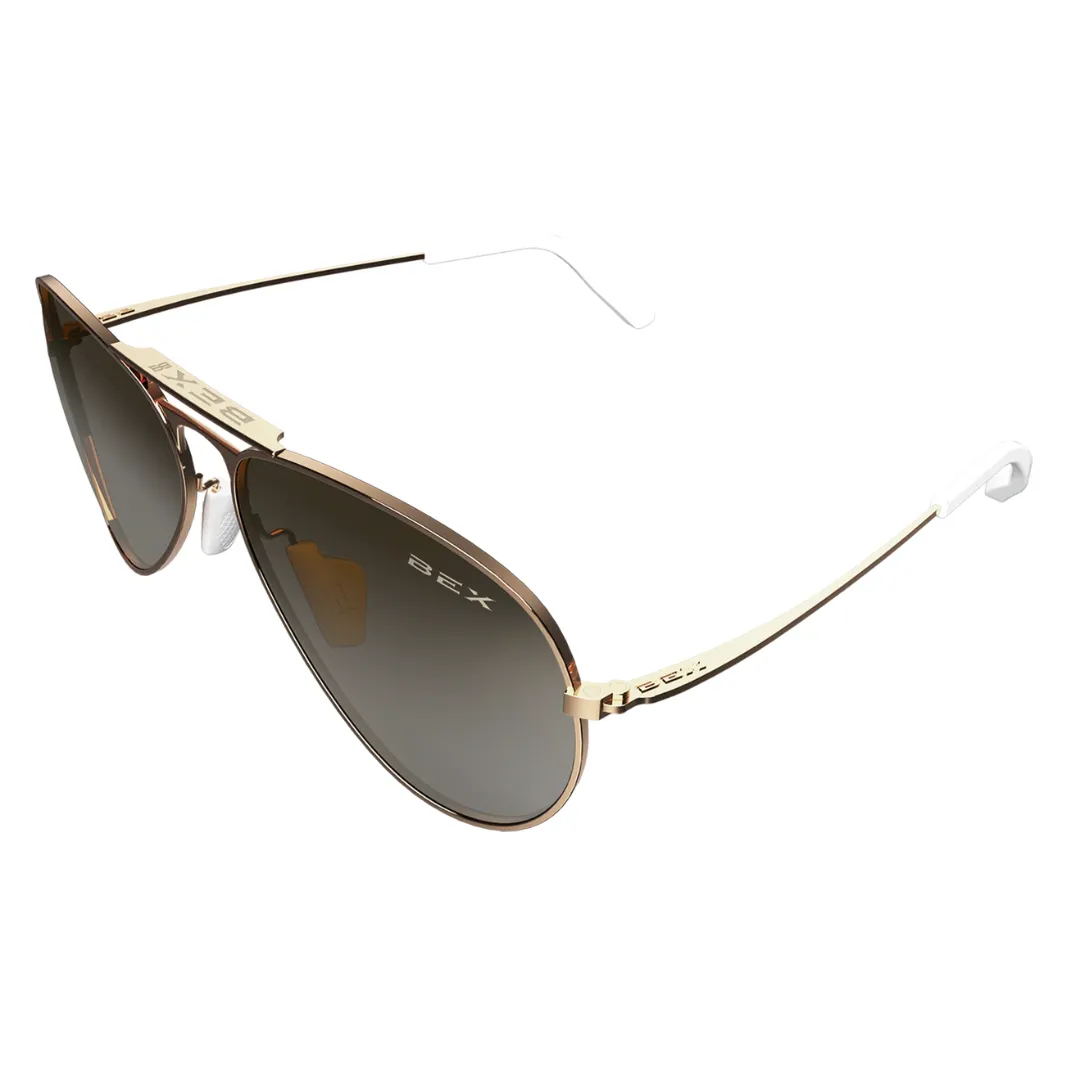 BEX Wesley Polarized Full Metal Aviator Sunglasses (5 Colors Available)