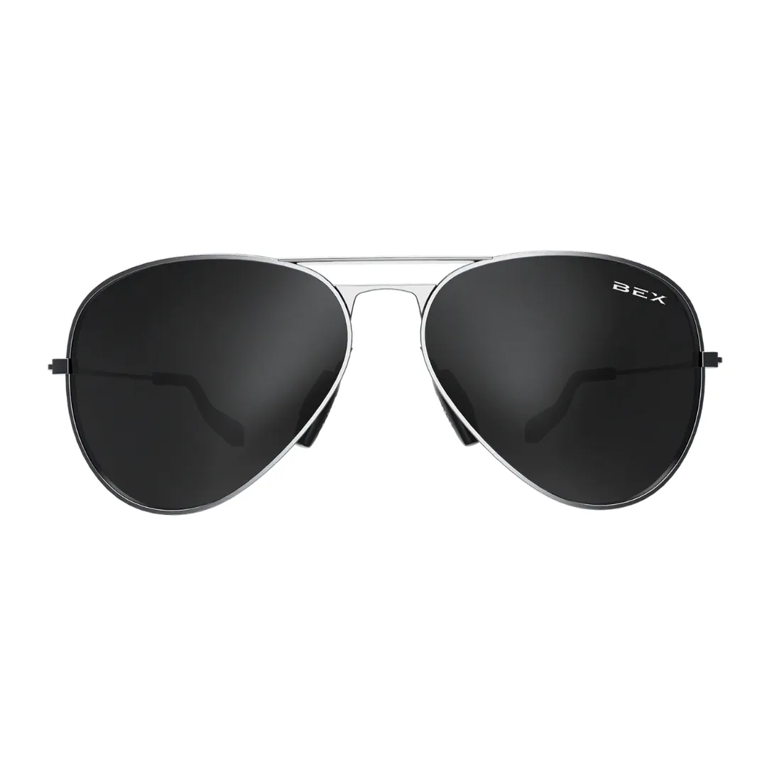 BEX Wesley Polarized Full Metal Aviator Sunglasses (5 Colors Available)