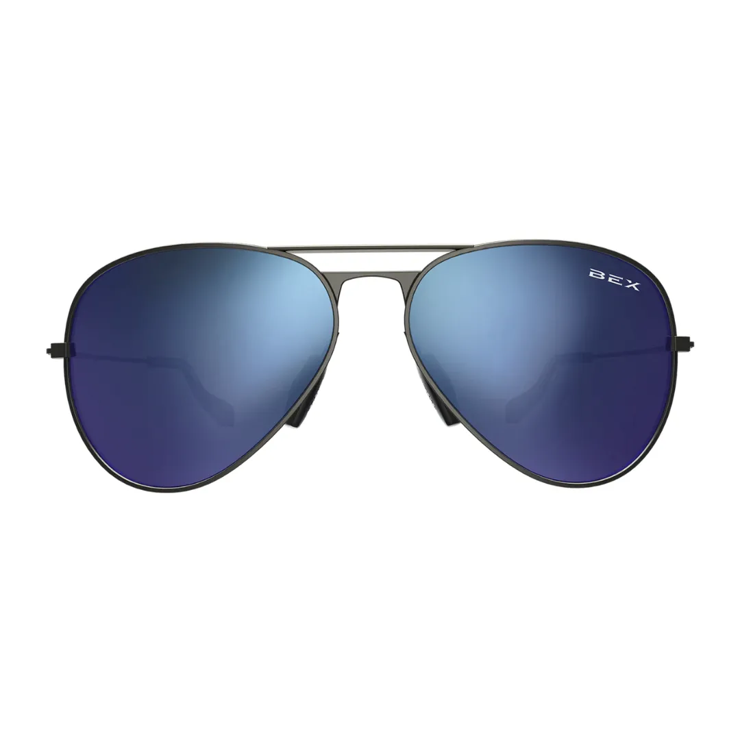 BEX Wesley Polarized Full Metal Aviator Sunglasses (5 Colors Available)