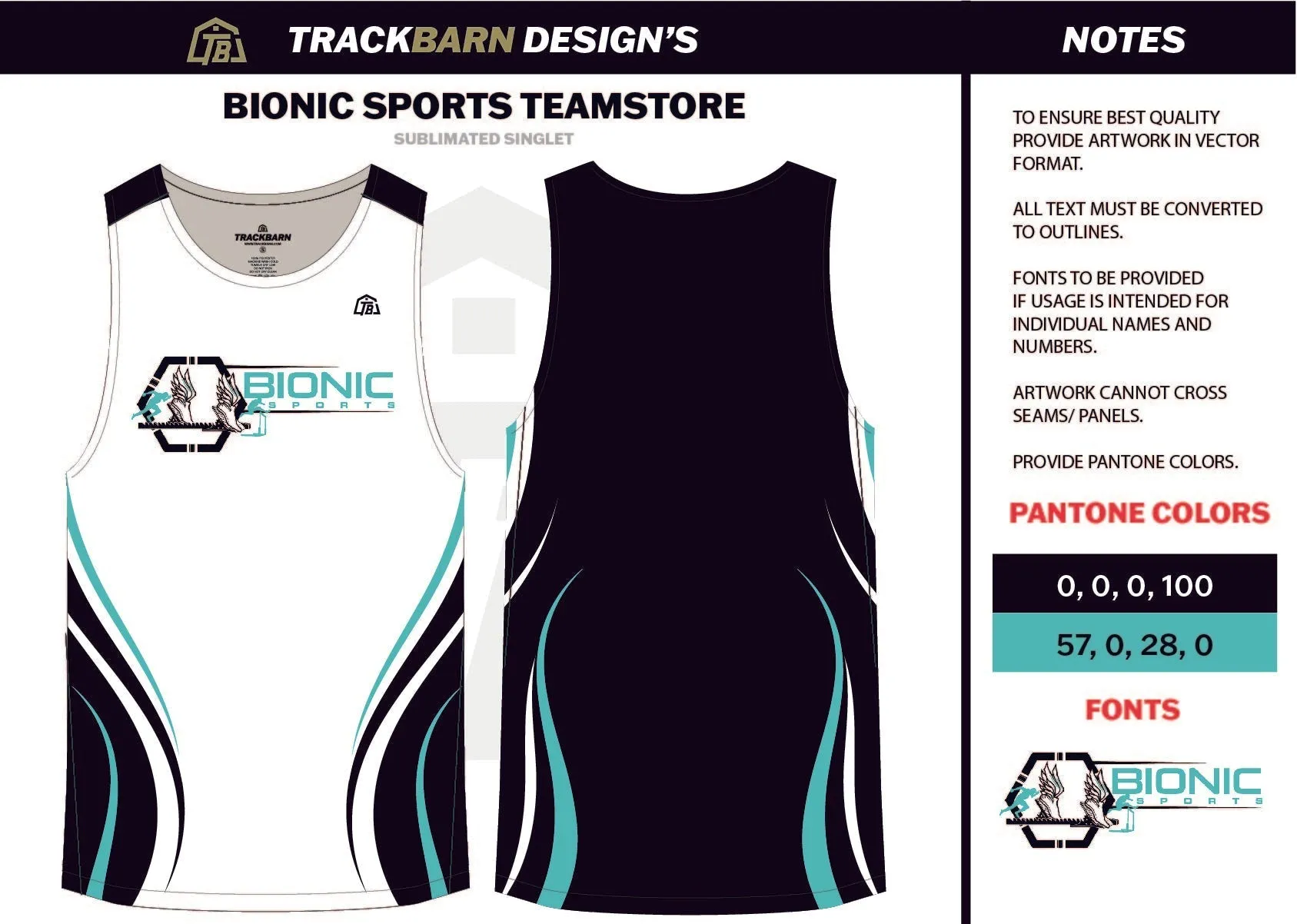 Bionic-Sports- Mens Track Singlet