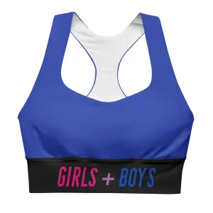 Bisexual Blue Pride Sports Bra