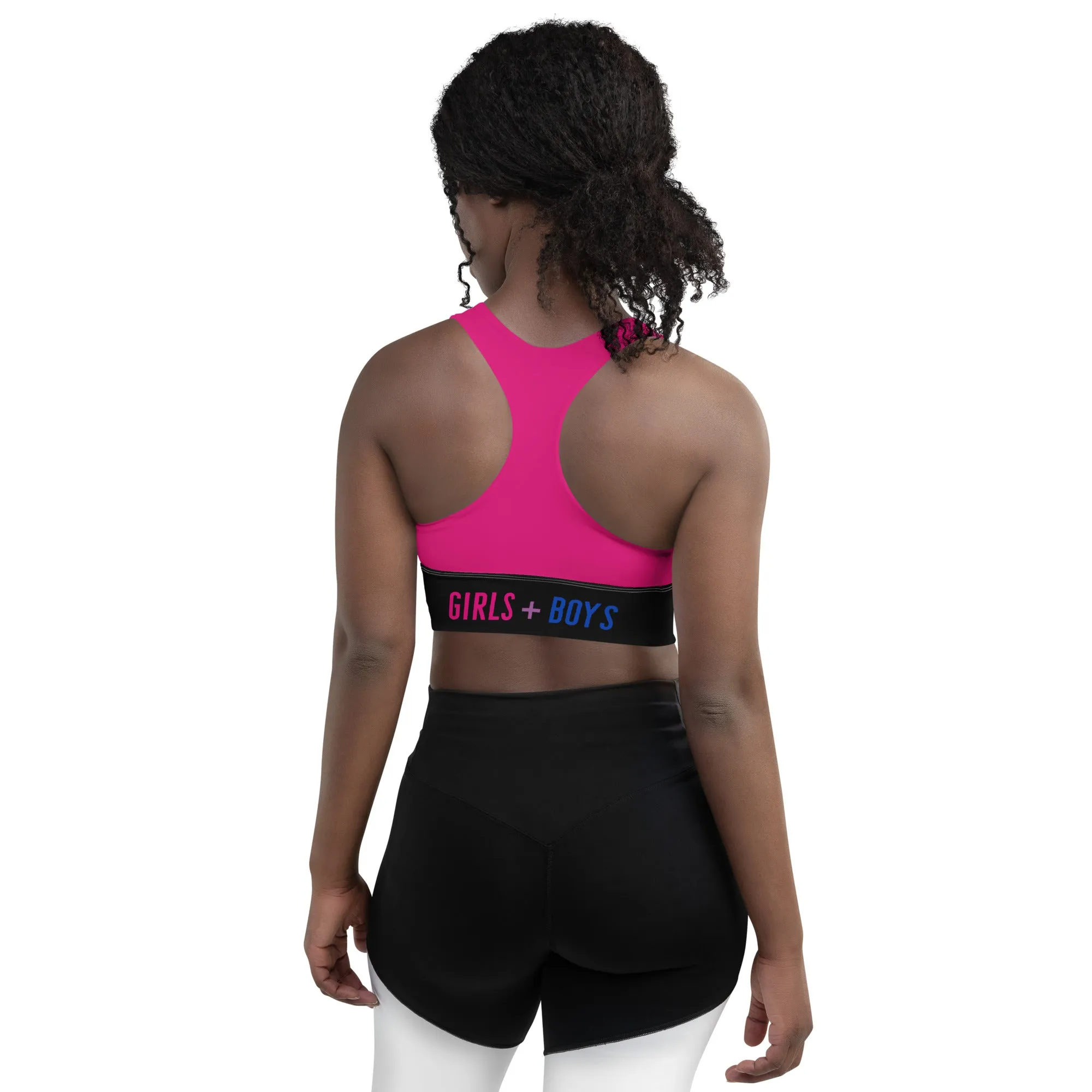 Bisexual Pink Pride Sports Bra