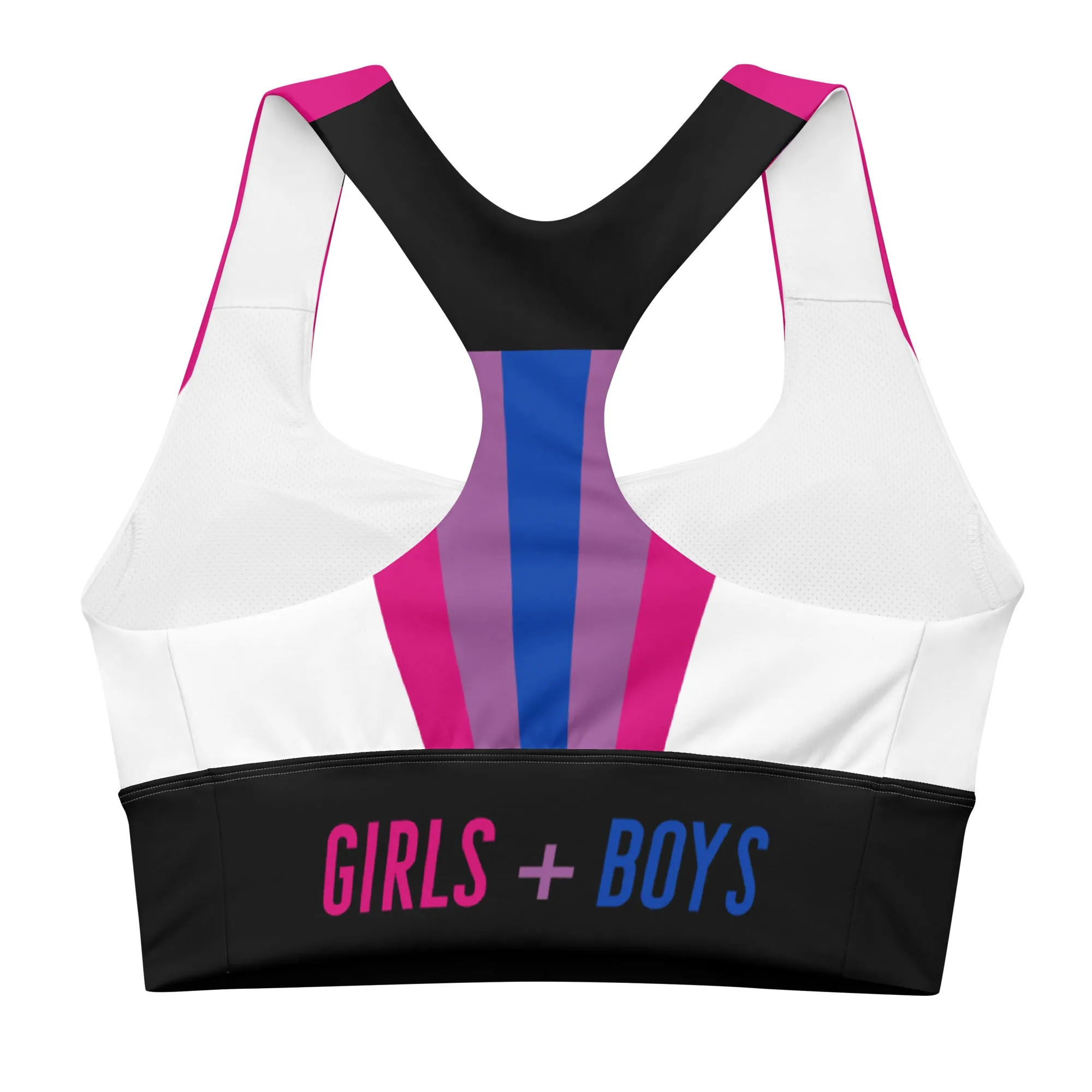 Bisexual Pride Flag Sports Bra