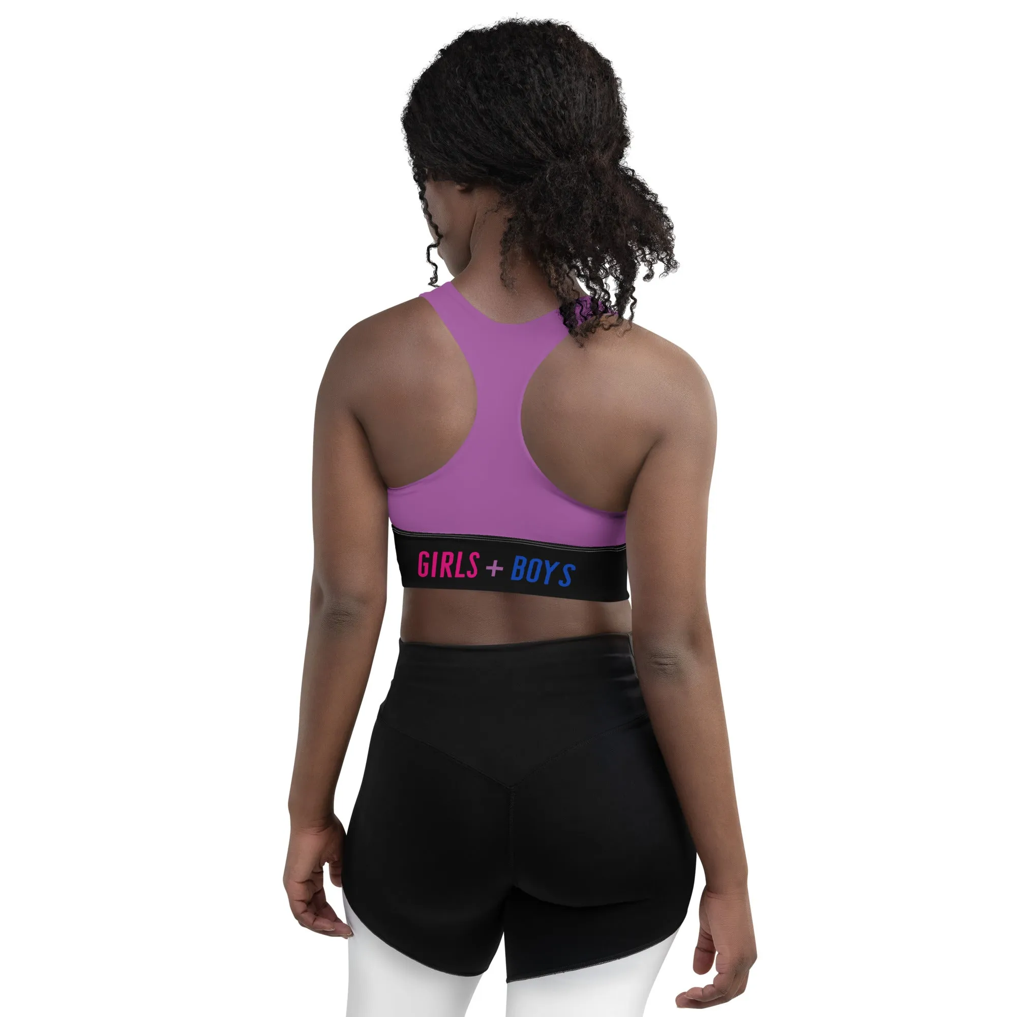 Bisexual Purple Pride Sports Bra