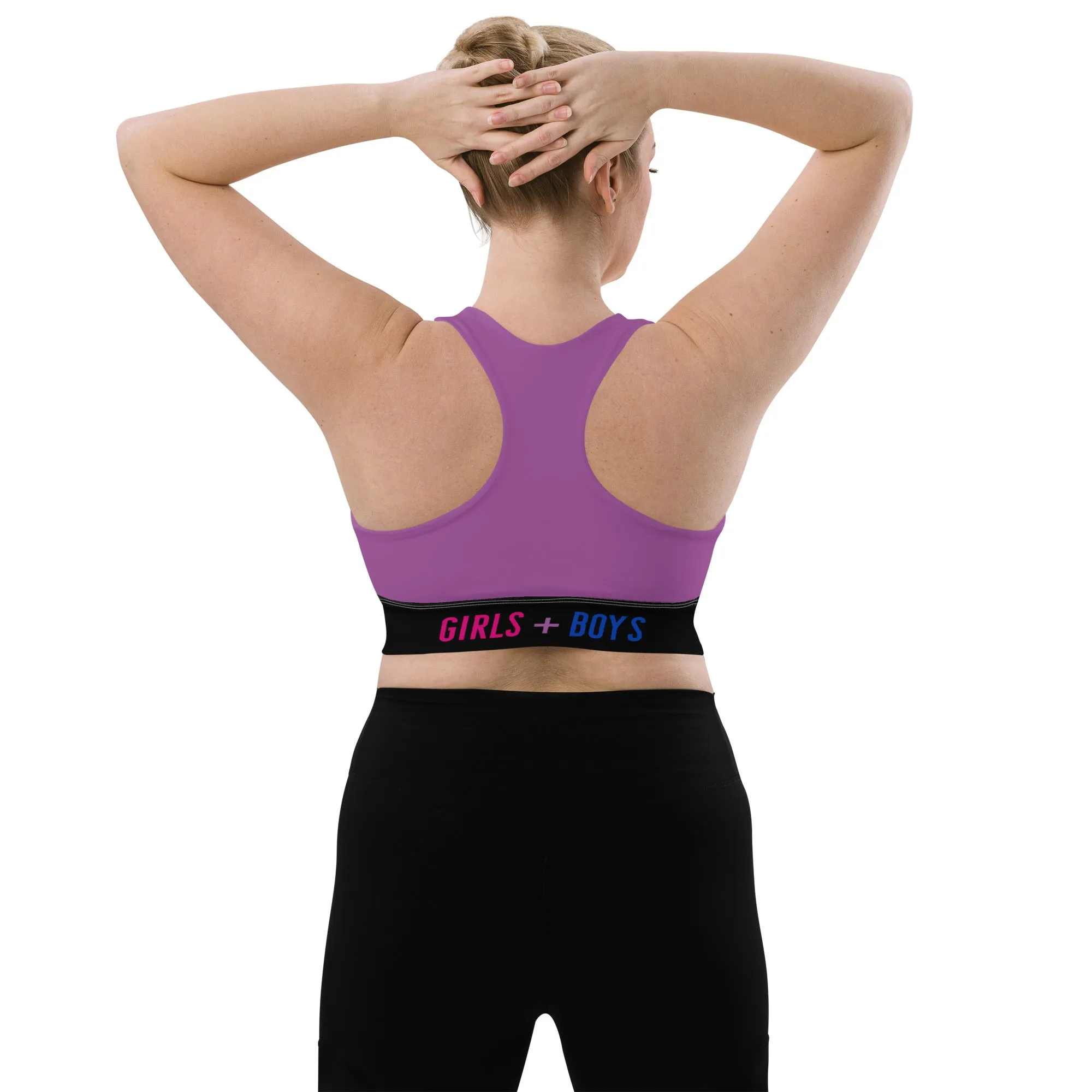 Bisexual Purple Pride Sports Bra