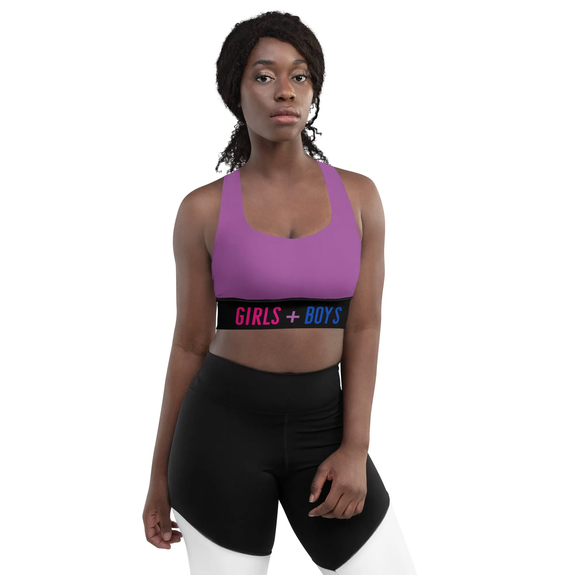 Bisexual Purple Pride Sports Bra