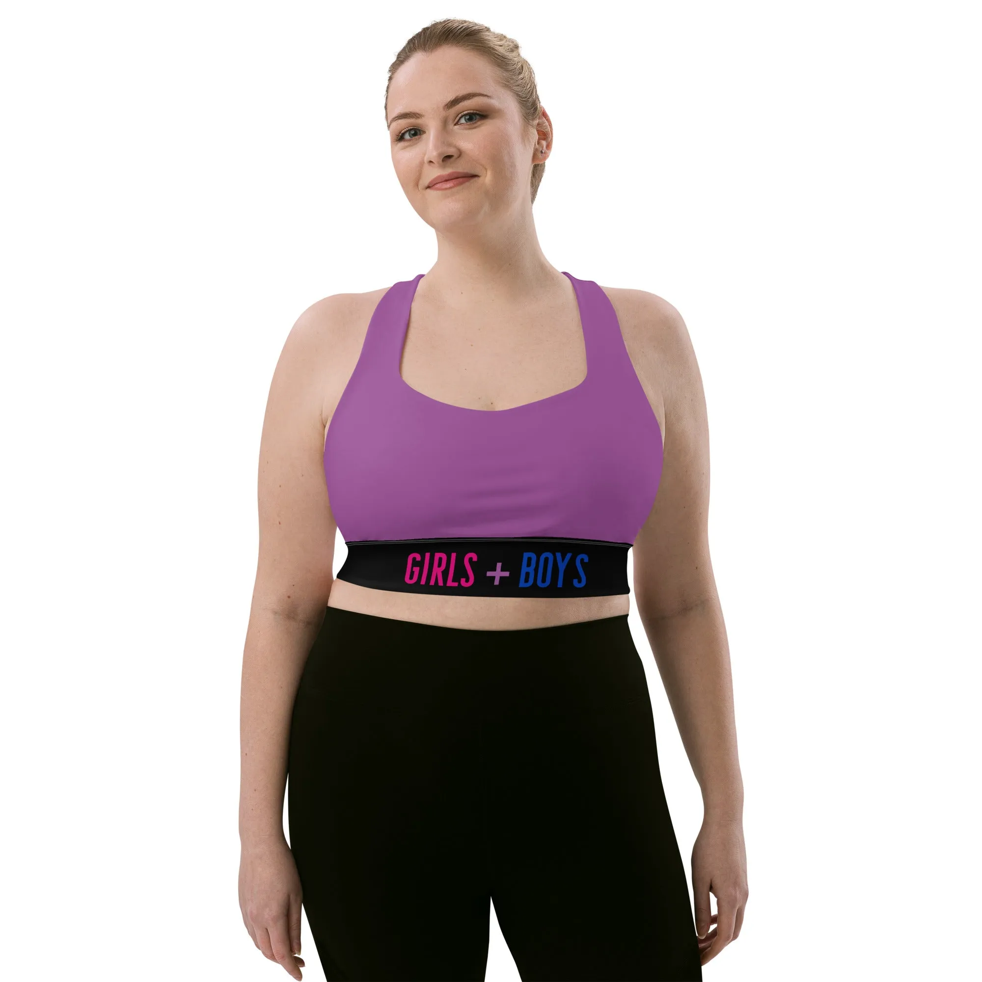 Bisexual Purple Pride Sports Bra