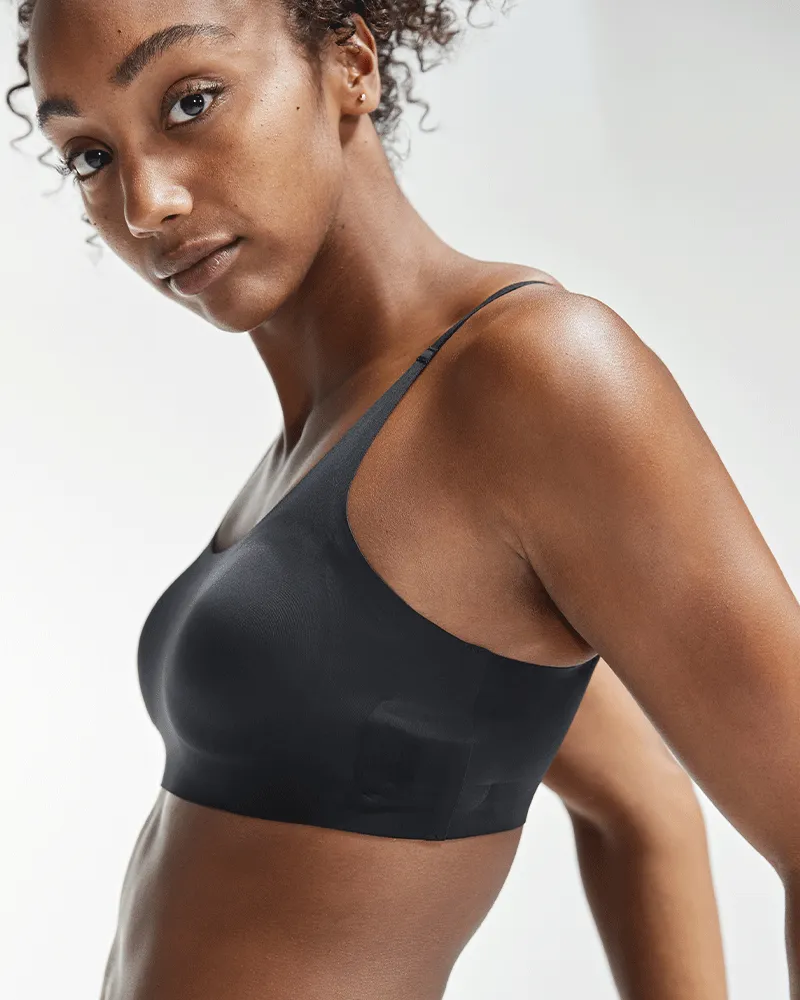 Black ANY-WEAR™ Adjustable Bralette | Smart Apparel