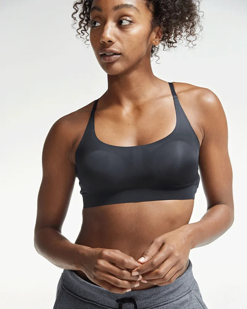 Black ANY-WEAR™ Adjustable Bralette | Smart Apparel