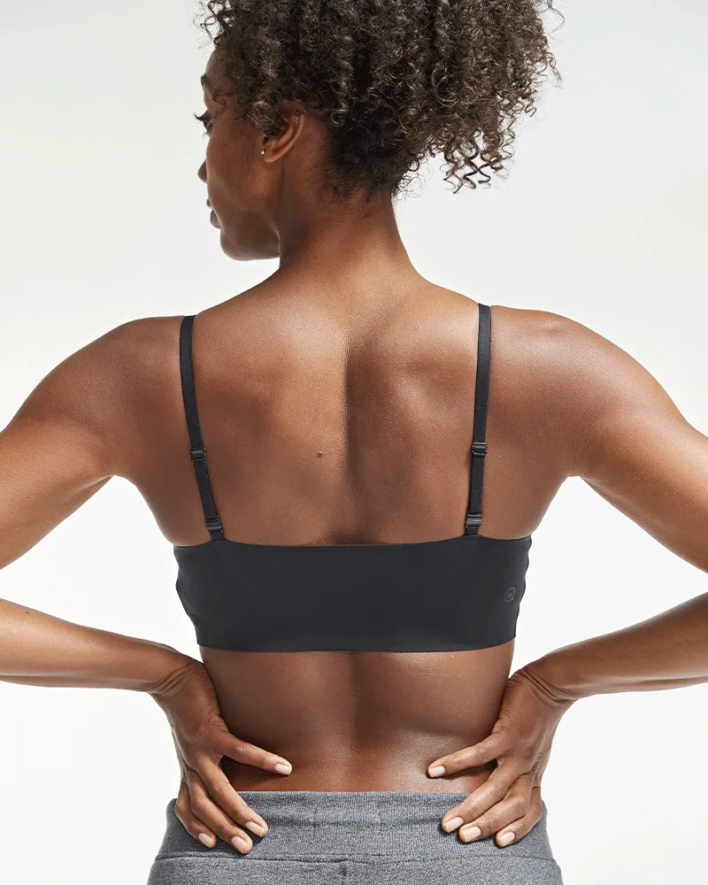 Black ANY-WEAR™ Adjustable Bralette | Smart Apparel