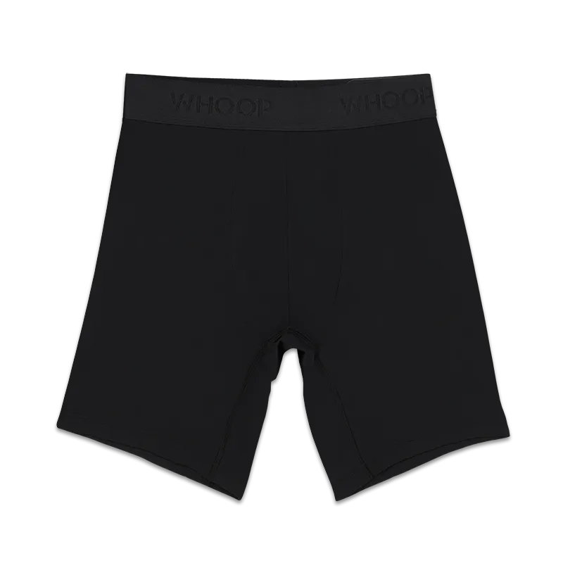 Versatile Black Athletic Boxer | Smart Performance Sportswear