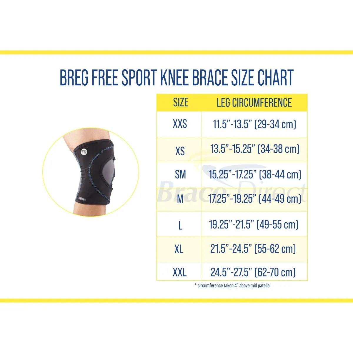 Breg FreeSport Athletic Knee Support Brace