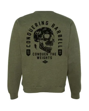 CB Iconic Skull - Crewneck - Military