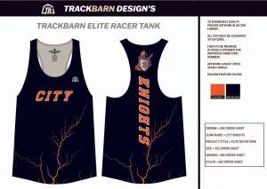 City-Knights- Womens Track Singlet