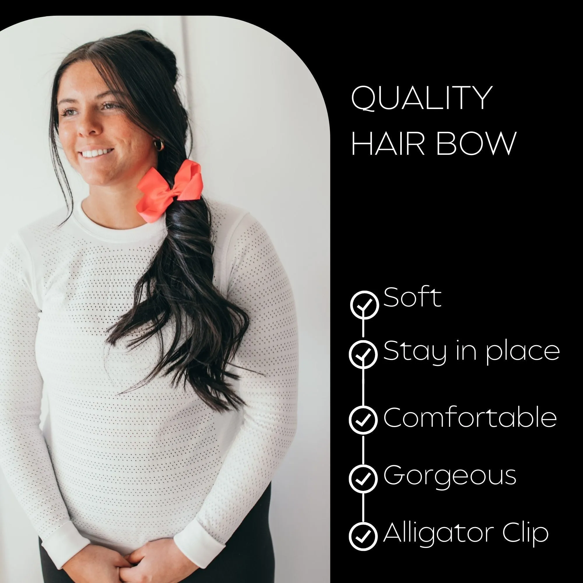 Classic Hair Bow OG for Girls Bows with Clip Holder You Pick Colors & Quantities