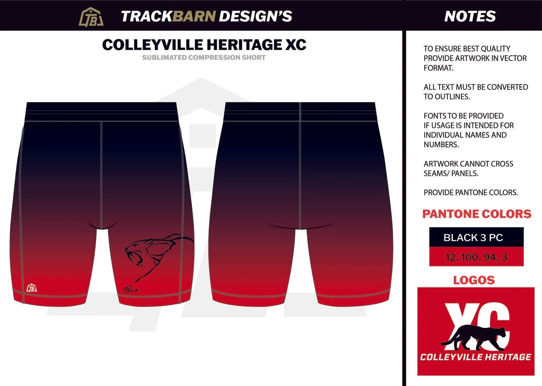 ColleyVille-- Mens Short Running Tight