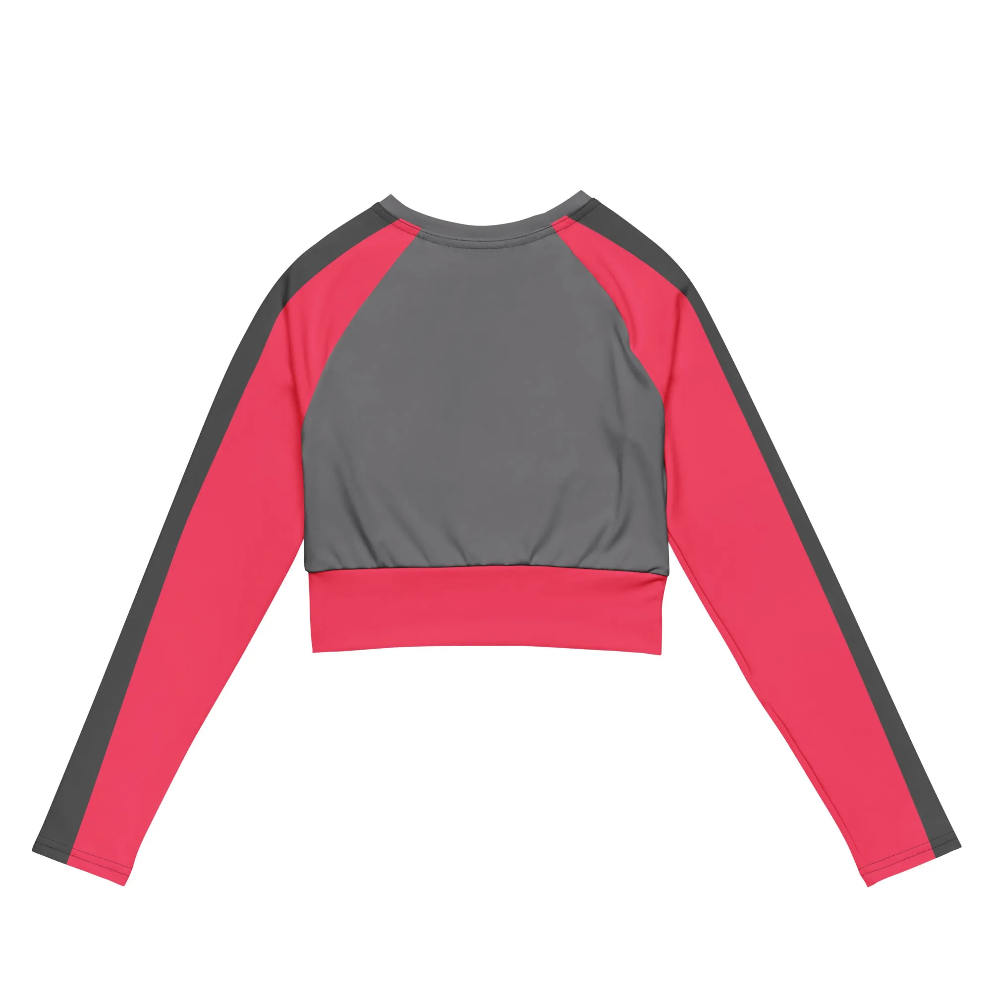 DTI Racer Eco-Friendly Recycled Long-Sleeve Crop Top for Stylish Comfort