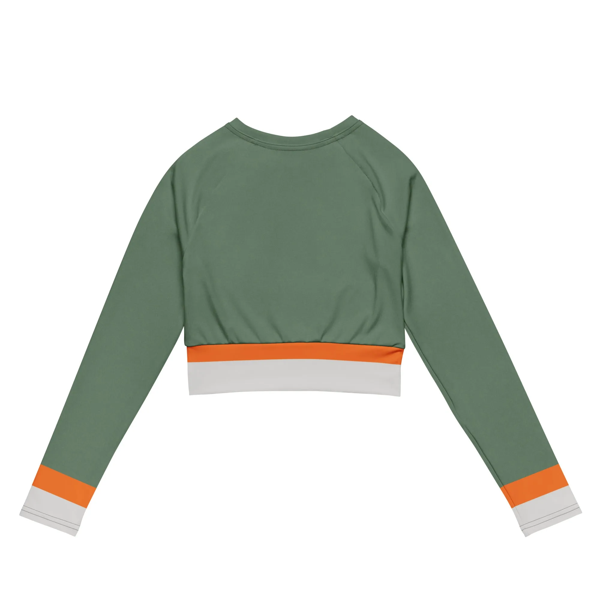 Eco-Friendly DTI Skater Recycled Long-Sleeve Crop Top