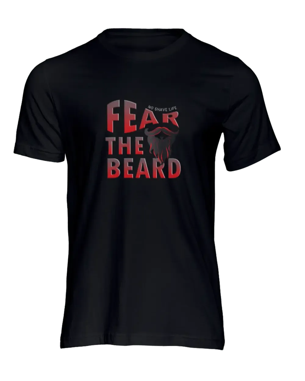 Fear the Beard Black Men's T-Shirt