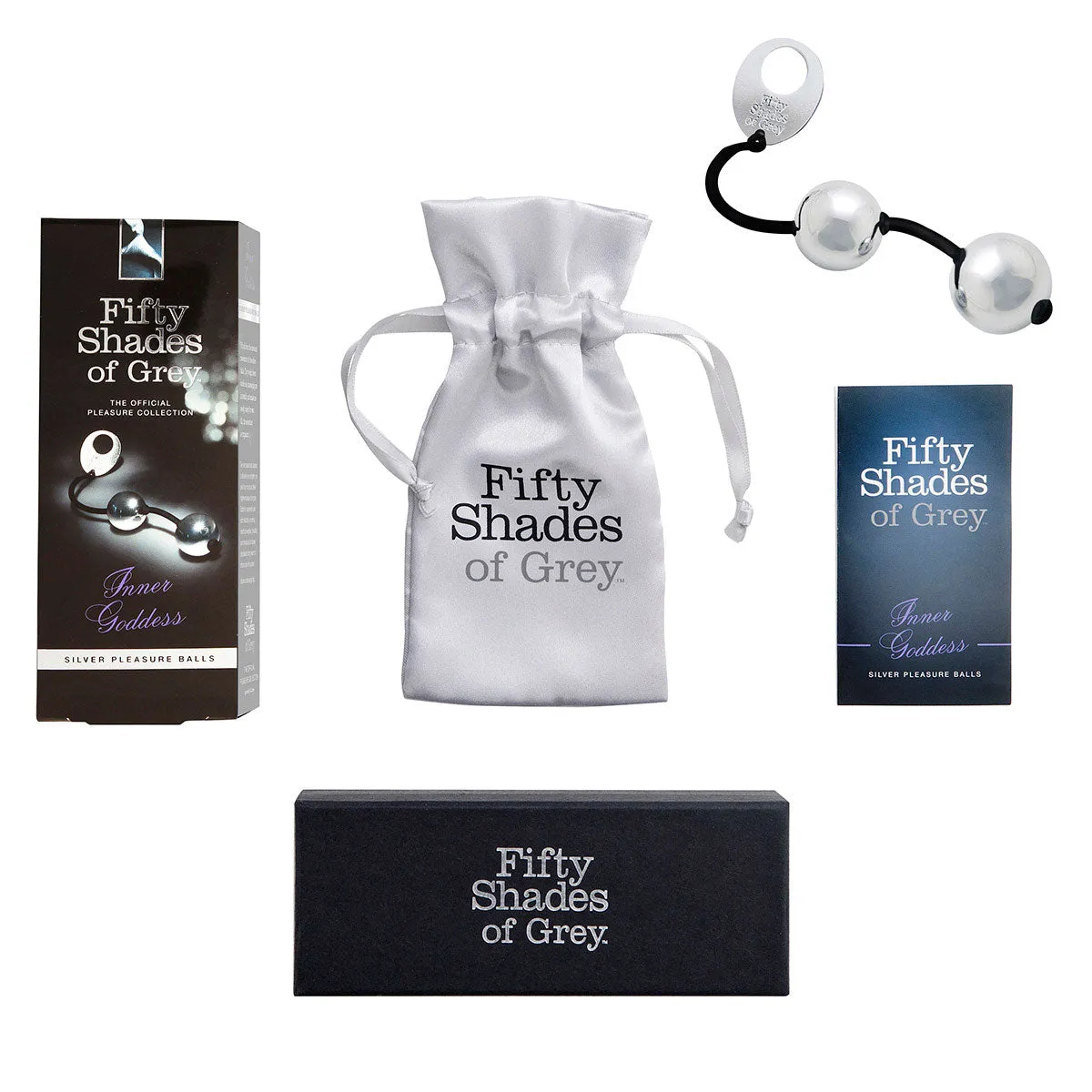 Fifty Shades - Inner Goddess Silver Metal Pleasure Balls