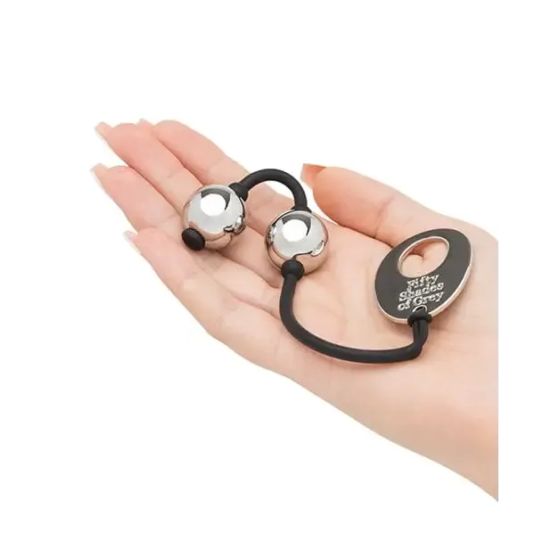 Fifty Shades Of Grey Inner Goddess Silver Metal Pleasure Balls