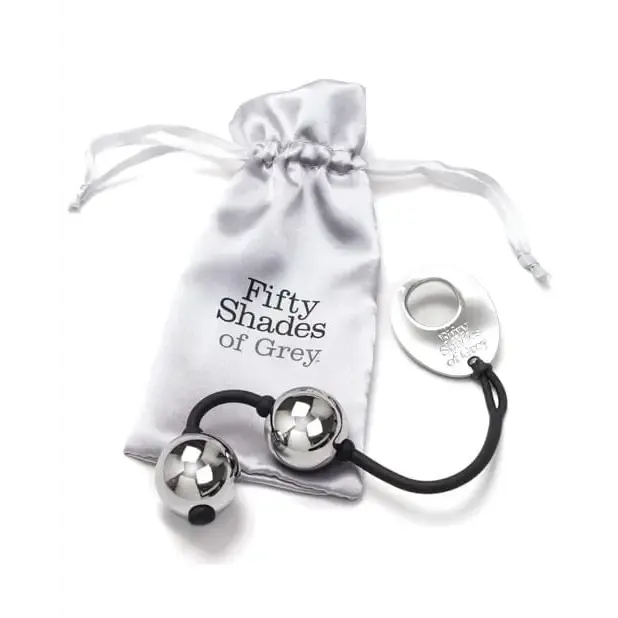 Fifty Shades Of Grey Inner Goddess Silver Metal Pleasure Balls