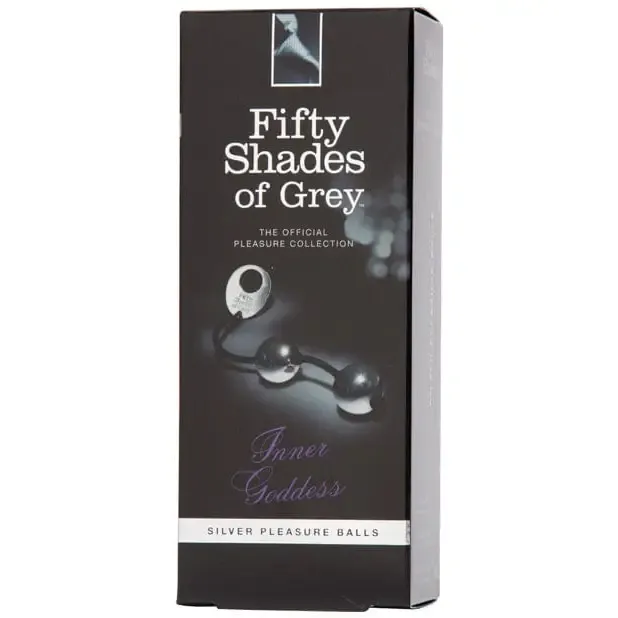 Fifty Shades Of Grey Inner Goddess Silver Metal Pleasure Balls