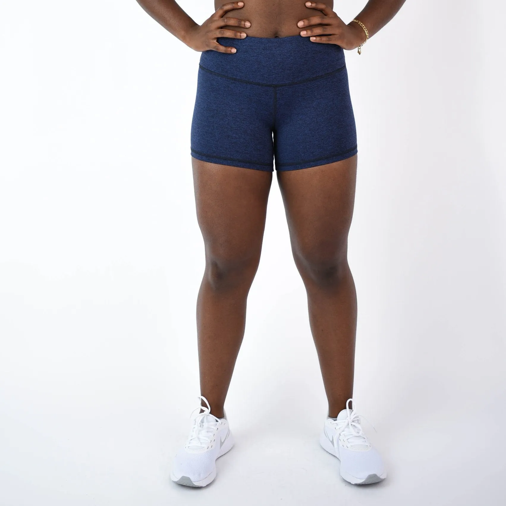 FLEO Mood Black Shorts (Power High-rise)