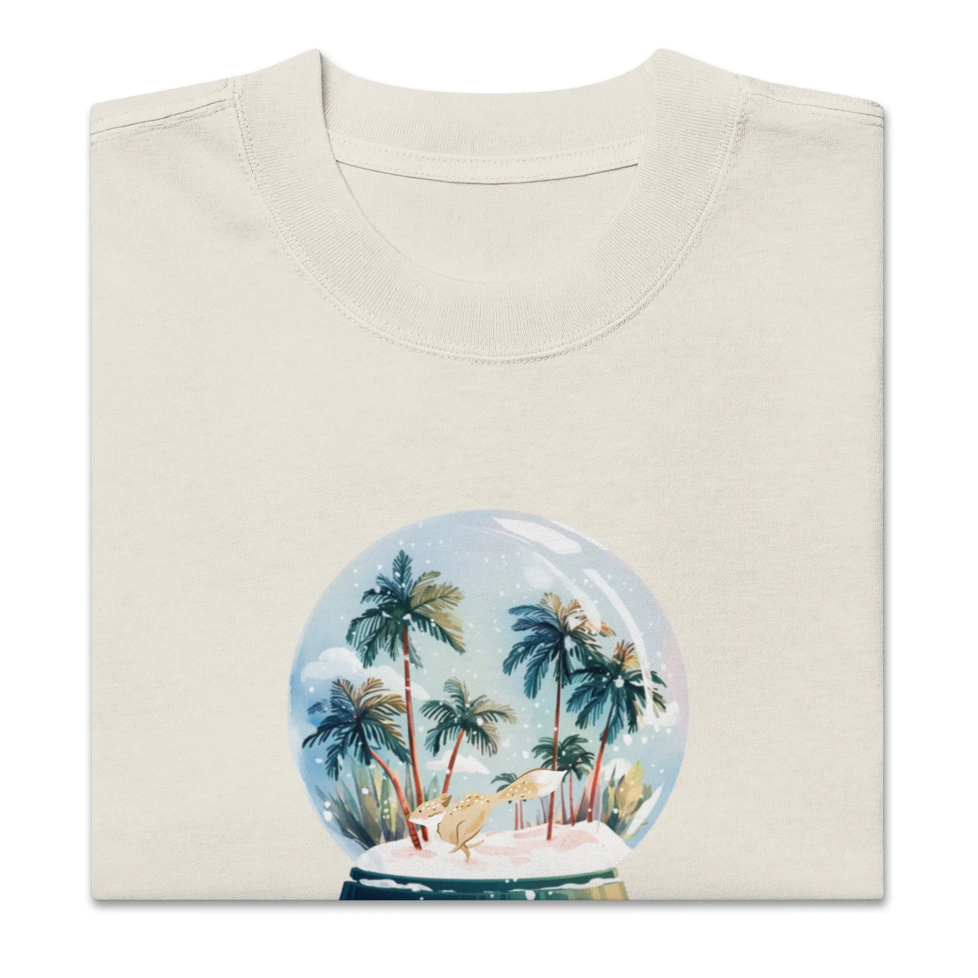 Fox Snow Globe Oversized t-shirt